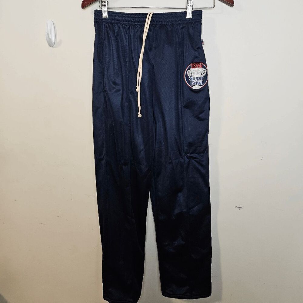 Vintage 1990 USF&G Miami vs. Alabama Sugar Bowl Russell Track Pants Zipped Pock